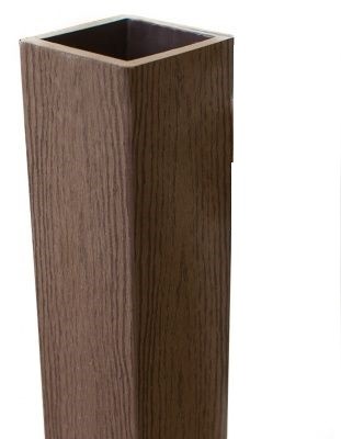 Столб опорный Woodvex Co-Extrusion Темно - Коричневый купить в Шуе
