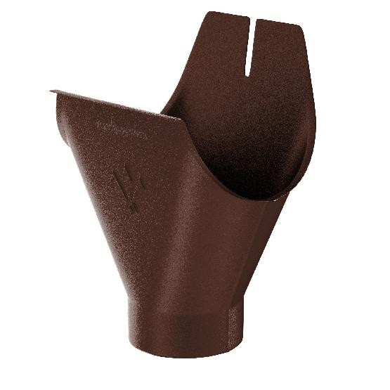 Водосток Aquasistem, Система 150/100 - Воронка желоба RAL 8017 Коричневый matt купить в Шуе