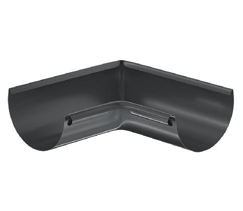 Водосток Aquasistem, система 150/100 - Угол желоба, внутренний 90° RAL 7024 Тёмно-серый купить в Шуе Водосток Aquasistem, система 150/100 - Угол желоба, внутренний 90° RAL 7024 Тёмно-серый купить в Шуе