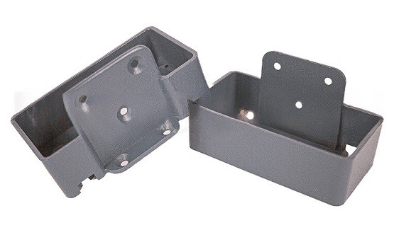 Крепление перил прямое из алюминия GardenParkett Серый купить в Шуе Крепление перил прямое из алюминия GardenParkett Серый купить в Шуе