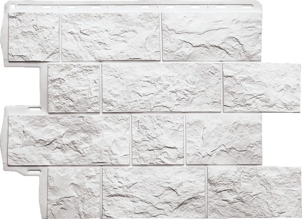 Фасадная панель Альта-Профиль Туф ЭКО Белый купить в Шуе Фасадная панель Альта-Профиль Туф ЭКО Белый купить в Шуе