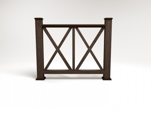 Ограждение из ДПК FG7 венге купить в Шуе