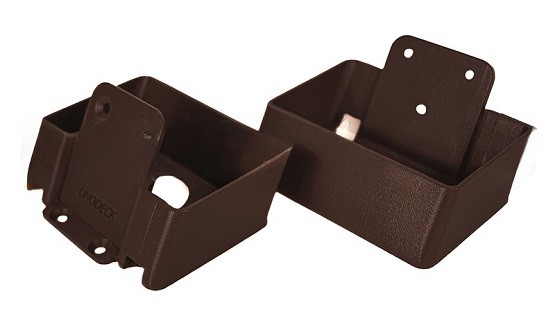 Крепления перил наклонное из алюминия GardenParkett Венге купить в Шуе Крепления перил наклонное из алюминия GardenParkett Венге купить в Шуе